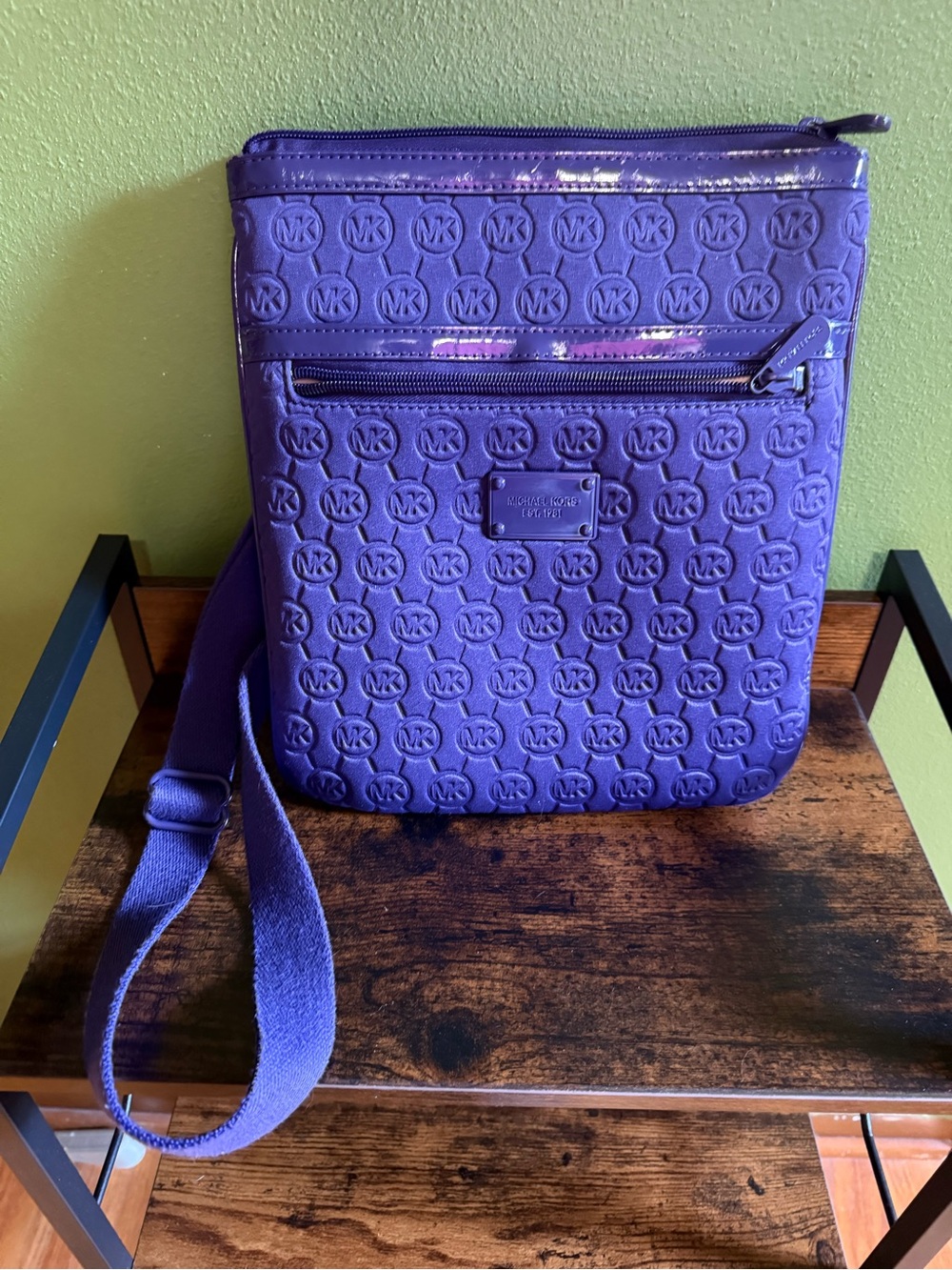 Michael Kors Violet Logo Crossbody Bag